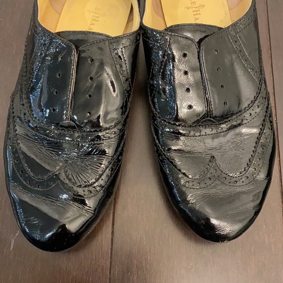 Cole Haan Black Patent Leather Loafers Size 6.5 - Picture 2 of 7